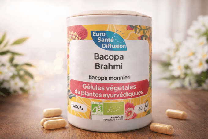 Bacopa Brahmi Bio 60 gélules