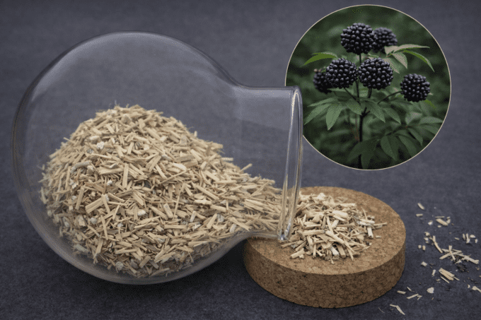 Eleuthérocoque racine coupée