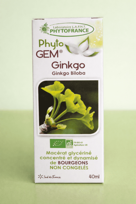 Ginkgo Biloba bourgeon concentré