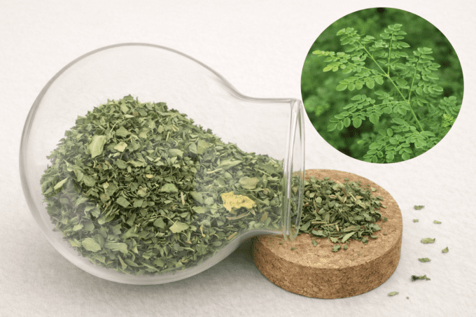 Moringa feuille coupé